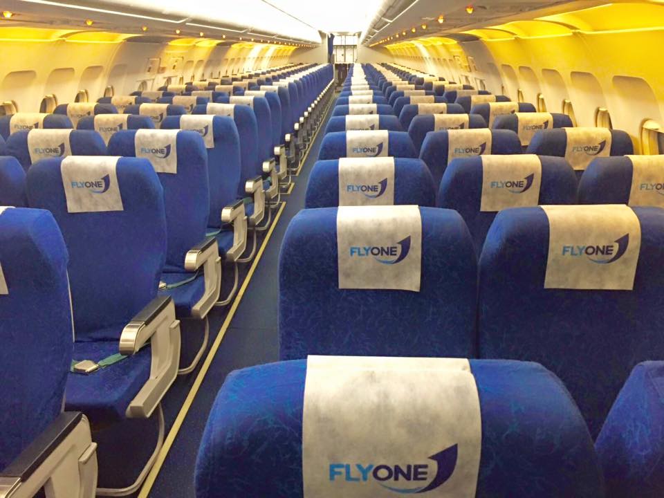 flyone a320 interior
